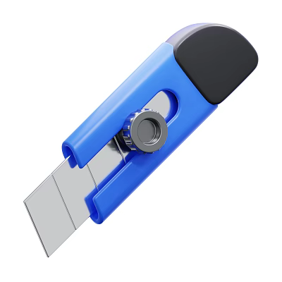 Modern Decorative Ornament Set With Blue Black Design For Home Tabletop 3d model