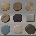 Assorted Decorative Household Cushions With Various Shapes Textured Materials And Colors