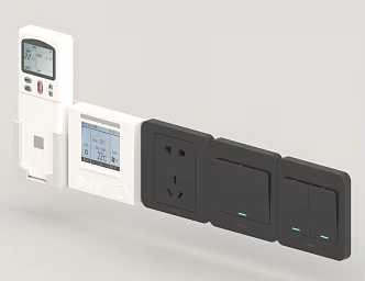 Switch air conditioner switch 3d model
