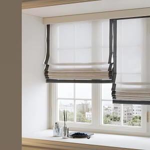 Modern Curtain Screen Window Blinds Dream Curtain Shangri-La Curtain 3d model