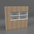 Modern Wooden Bookcase With Open Shelves And Cabinet Storage Interior Design