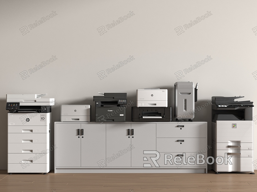 Printer file cabinet model