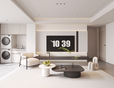 TV background wall 3d model