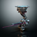Industrial LOFT Robot Tower Defense Robot Automatic Defense Robot Tower Defense 3d model
