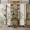 Screen partition 3d model