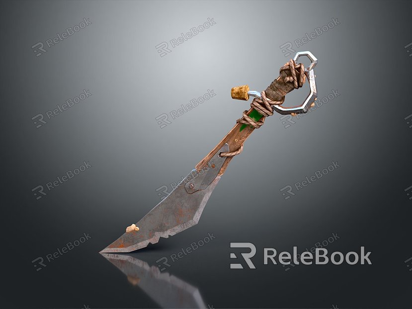 broadsword dagger sword bayonet knife magic dagger magic knife wooden handle self-defense knife model