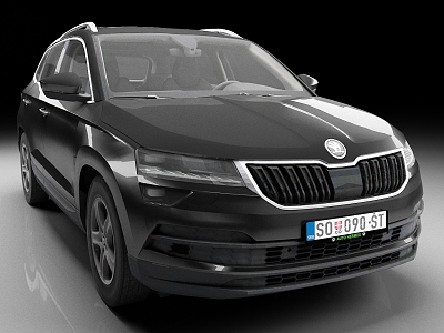 Skoda Krook 2019 car off-road vehicle 3d model