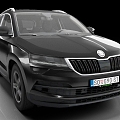 Skoda Krook 2019 car off-road vehicle 3d model