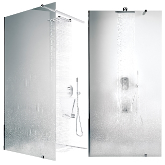 Modern shower 3d model