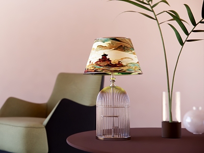 New Chinese Style Atmosphere Lamp 3d model