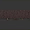 Traditional Outdoor Tent Furniture With Wooden Poles Fabric Cover And Wooden Pegs