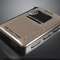 Blenker Portable Radio With FM AM SW1 SW2 Bands Digital Display And Knob Control