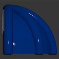 Blue Inflatable Tent With Logo Space For Outdoor Events And Advertising