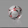 VIVO PRO Soccer Ball With White Red Black Stripes Reflective Surface Sports Training Equipment