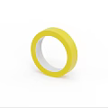 Yellow Adhesive Tape Roll For Home Office Craft And Sealing Use