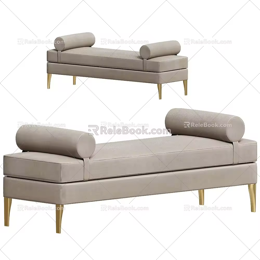 elegance New Chinese Style Learning Recliner Sofa 18 3d model