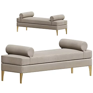elegance New Chinese Style Learning Recliner Sofa 18 3d model