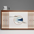 New Chinese Reception Desk Bar 3d model