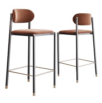 Modern Bar Chair 3d model