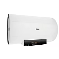 Haier White Electric Water Heater With Digital Temperature Display Panel