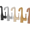 Modern Kitchen Faucet Featuring Sleek Design Stainless Steel And Multiple Color Options