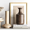 Modern ornaments combination decorations 3d model