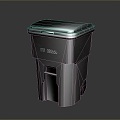 Iron dustbin outdoor dustbin large dustbin large outdoor dustbin large iron bin outdoor dustbin 3d model