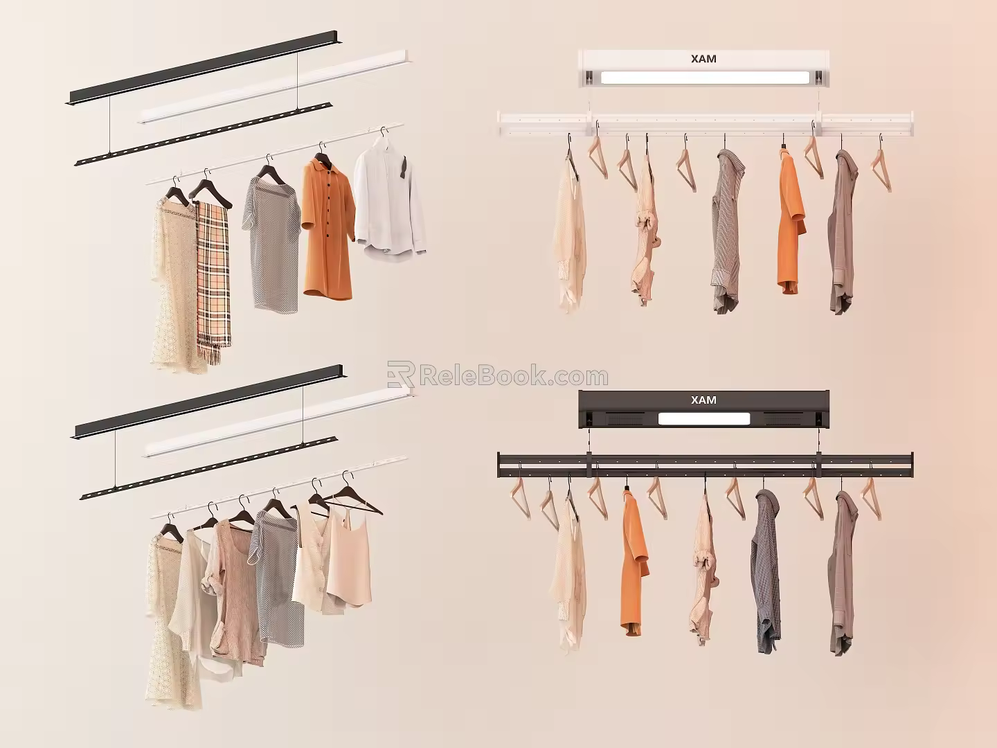 Drying Rack Invisible Drying Rack Lifting Drying Rack Electric Drying Rack 3d model