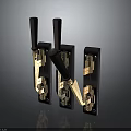 Vintage Metal Clamps With Wooden Handles And Brass Accents In Classic Design