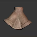 Ancient Handcrafted Ceramic Weapon Artifact With Traditional Historical Design Structure