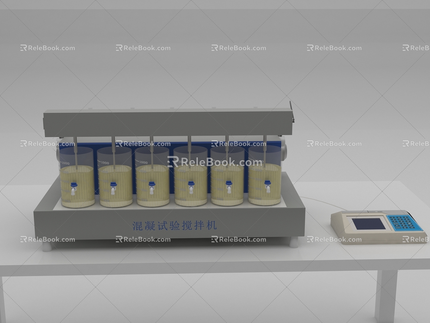 ZR4 6 type coagulation test mixer coagulation test mixer 3d model