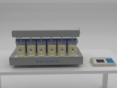 ZR4 6 type coagulation test mixer coagulation test mixer 3d model