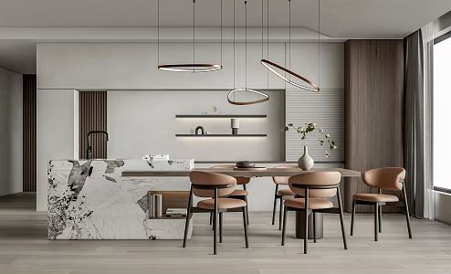 Modern Restaurant 3d model