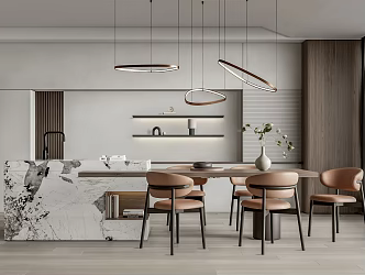 Modern Restaurant 3d model