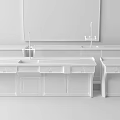 Modern Experiment Table 3d model