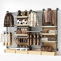 Stylish Retail Display Shelves Organizing Clothing Shoes Bags And Sports Balls