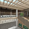 Library 3d model