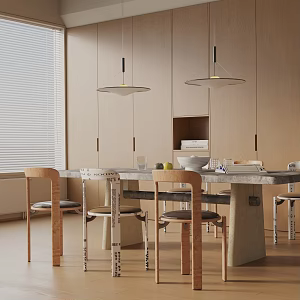 Modern table combination 3d model