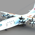 Transport 9 Transport Aircraft Military Transport Aircraft Transport 9 Y9 Air Police 200 Anniversary Parade Aircraft Domestic Transport Aircraft 3d model