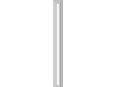 Long Strip Metal Construction Component With Frame Design For Building Use 3d model