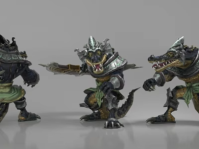 Game Role Toy Hand Ornaments Hero League 3d model