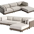 Modern Multiplayer Sofa 3d model