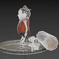 Horror Twins Characters Character Freaks Men Horror Game Material Chamber of Secrets Escape PBR Material Game Characters Game Characters Gnome Anime 3d model