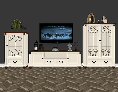 Jane European TV Cabinet 3d model
