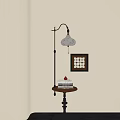 French Floor Lamp Retro Floor Lamp Antique Floor Lamp French Side Retro Side Lamp 3d model