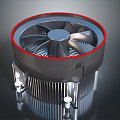 Heat sink host mechanical radiator radiator computer radiator fan 3d model