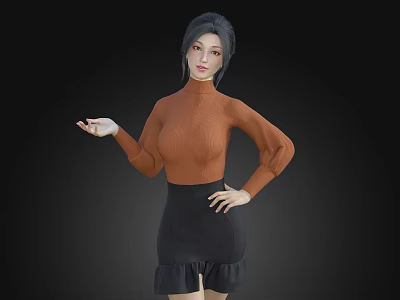 Woman 3d model