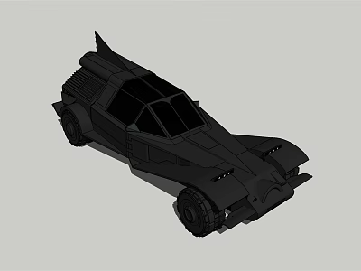 Cool Black Electric Toy Car With Streamlined Design And Sporty Styling 3d model