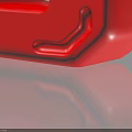 Red Plastic Storage Containers In Various Sizes For Equipment Storage Solutions 3d model