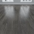 Dark Hardwood Flooring With Natural Grain Smooth Polished Surface Modern Design